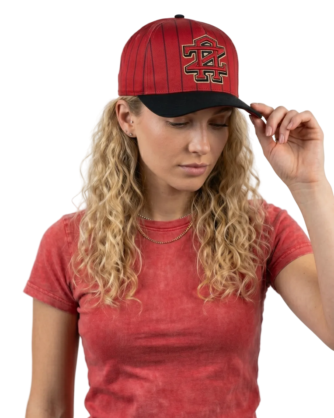 Arizona City Pinstripe Monogram Hat