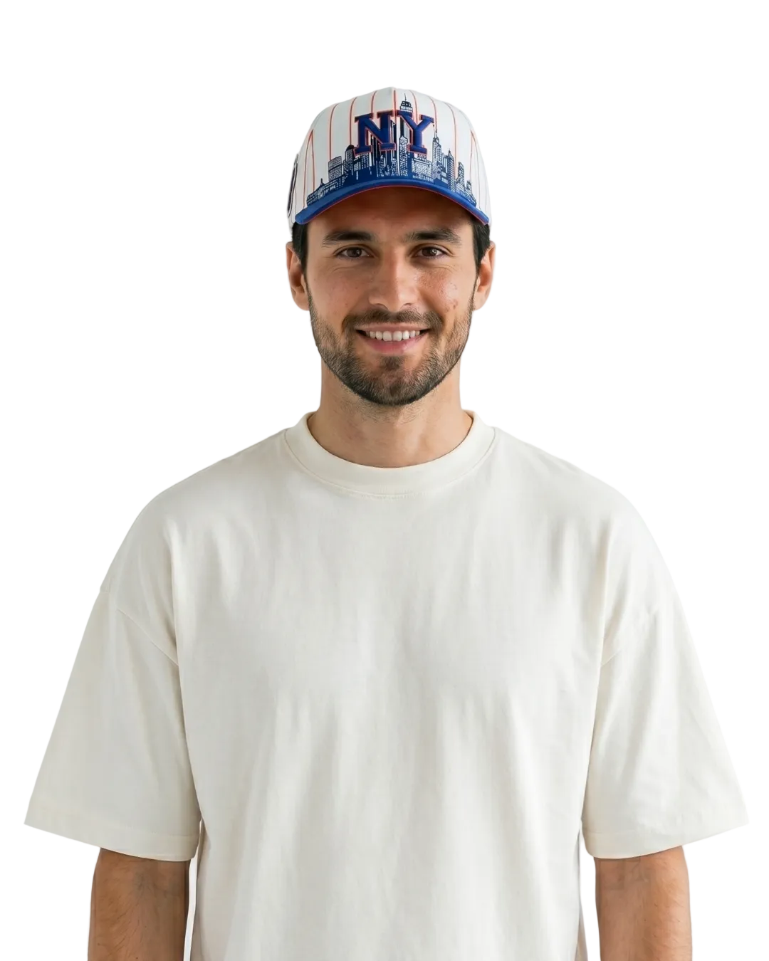 New York City "NY" Skyline Pinstripe Hat