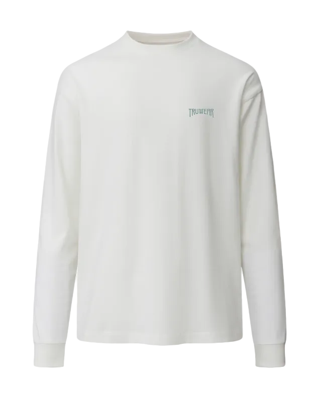 Bridge the Divide Heavyweight Long Sleeve Front White