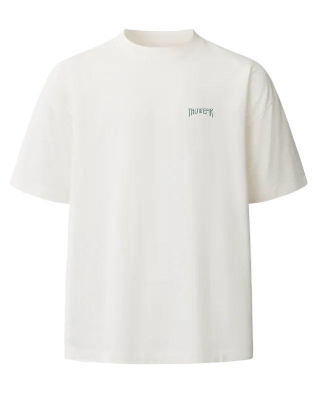 Bridge the Divide Heavyweight Tee Front White