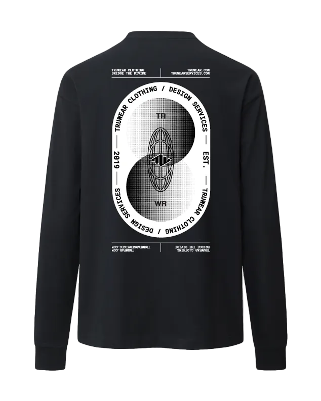 Design Services Heavyweight Long Sleeve Back Black