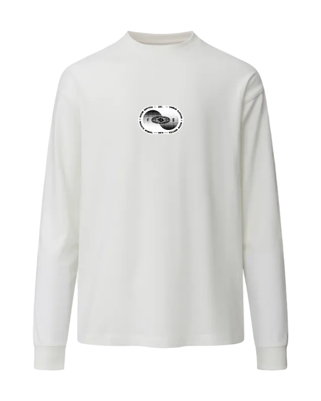 Design Services Heavyweight Long Sleeve Front White