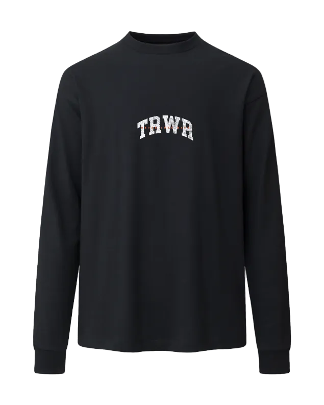 Fitness Dept. Heavyweight Long Sleeve Front Black