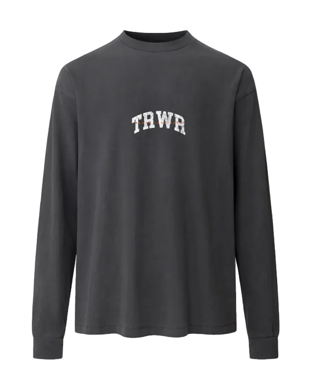 Fitness Dept. Heavyweight Long Sleeve Front Charcoal