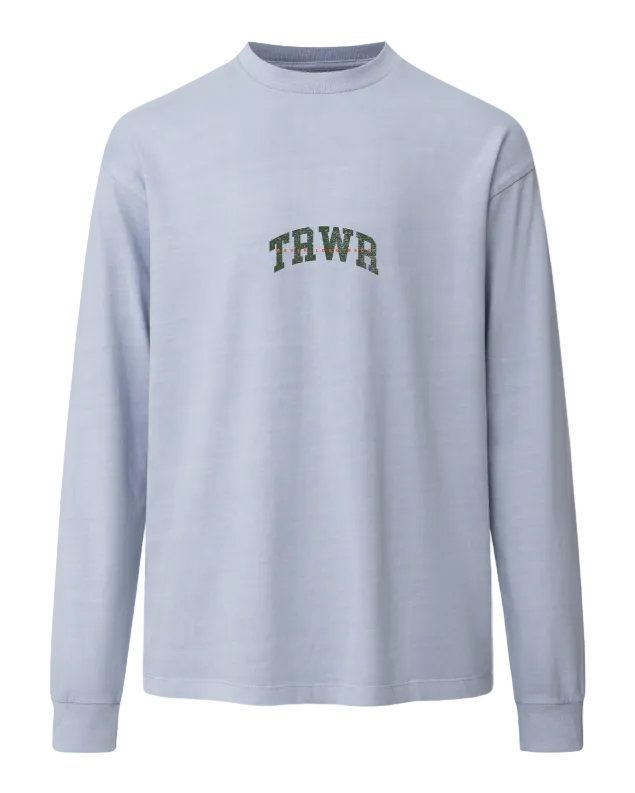 Fitness Dept. Heavyweight Long Sleeve Front Powder Blue