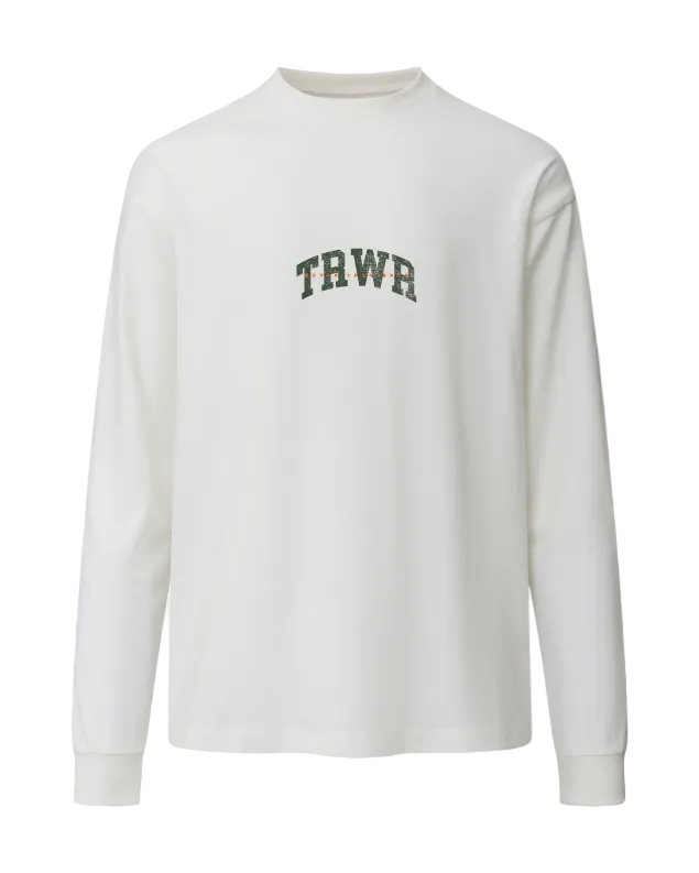 Fitness Dept. Heavyweight Long Sleeve Front White