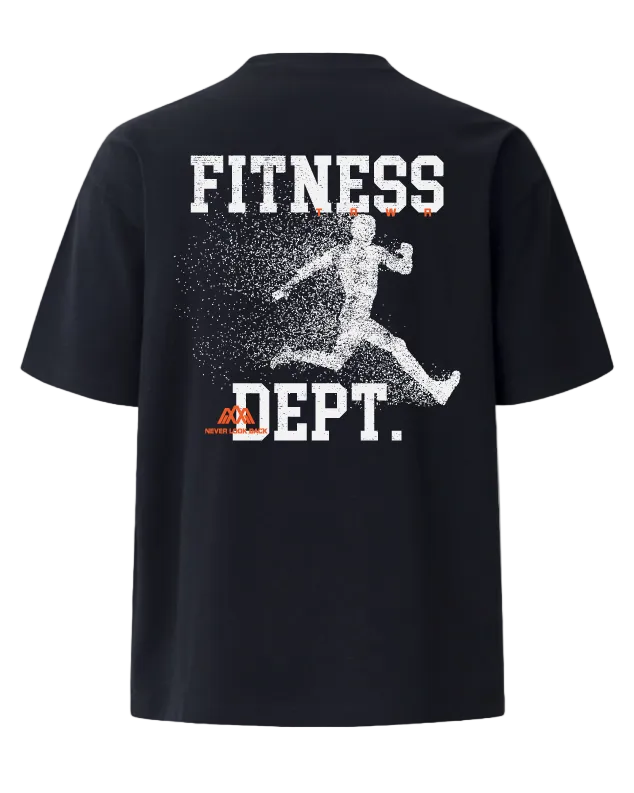 Fitness Dept. Heavyweight Tee Back Black