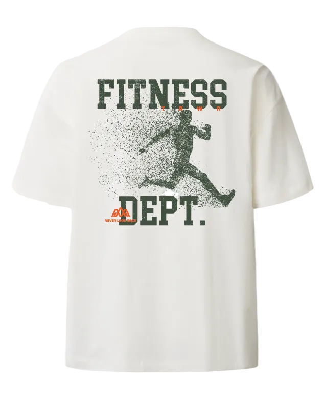 Fitness Dept. Heavyweight Tee Back White
