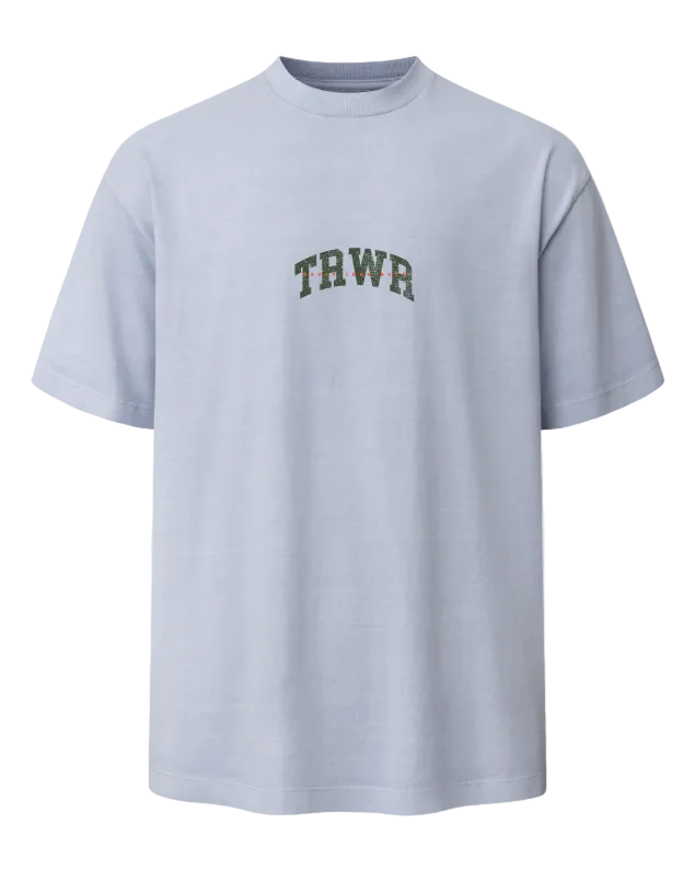 Fitness Dept. Heavyweight Tee Front Powder Blue