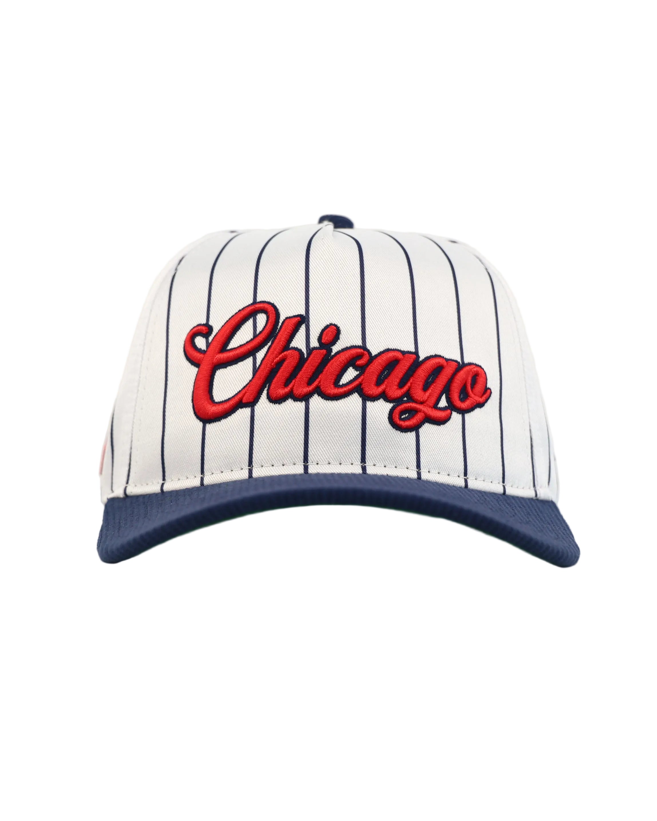 Chicago City Script Pinstripe Hat-3