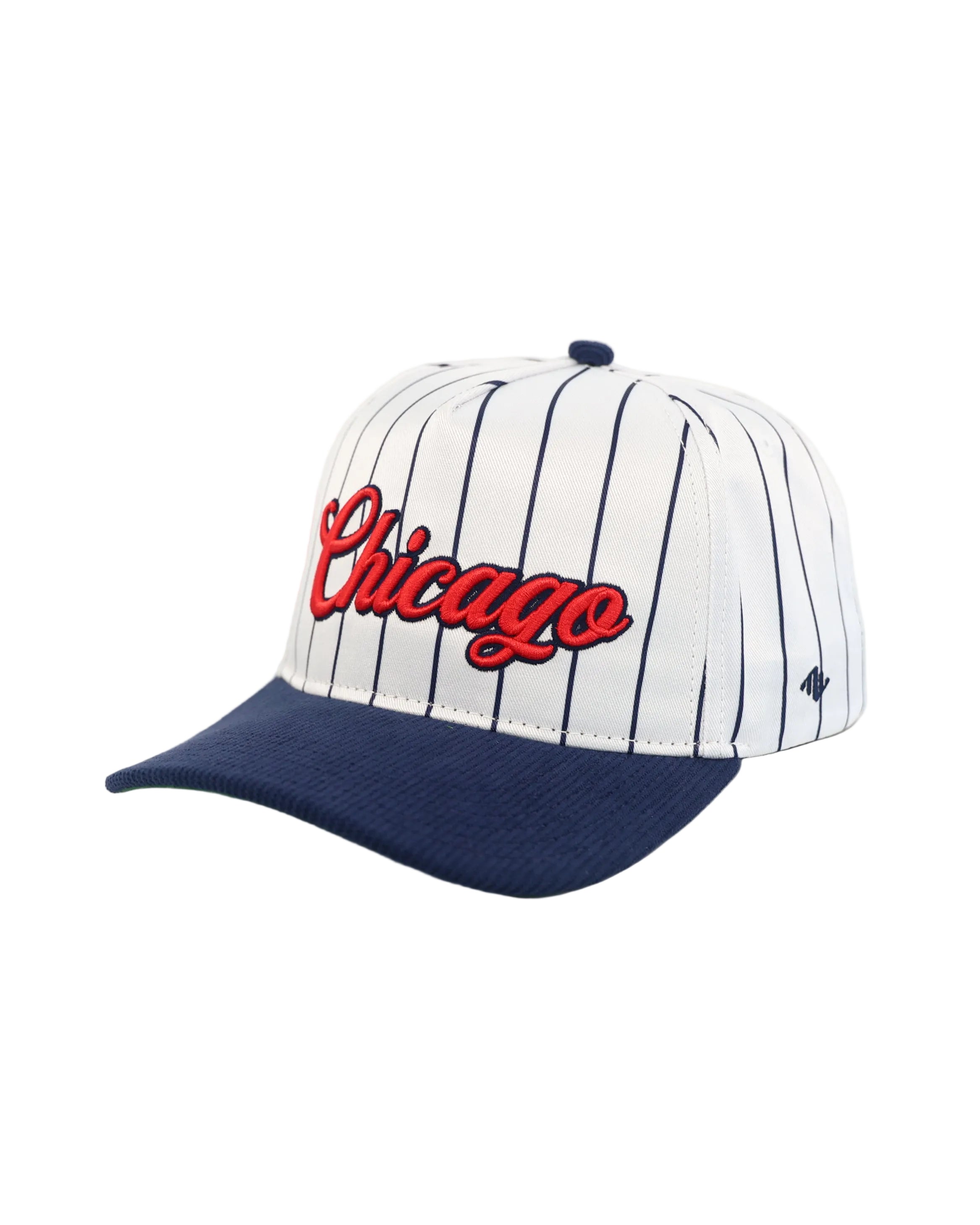 Chicago City Script Pinstripe Hat-4