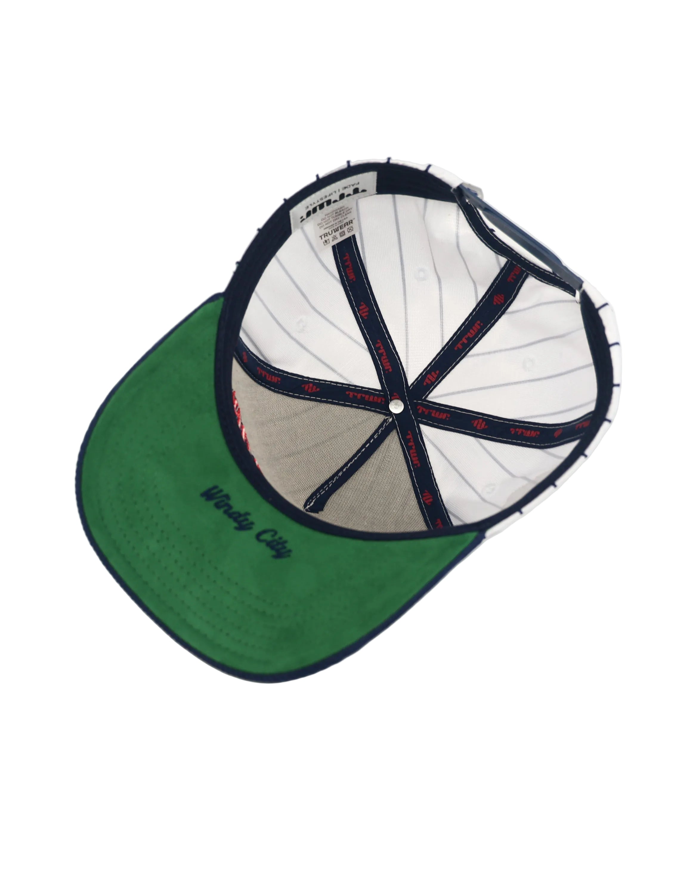 Chicago City Script Pinstripe Hat-5