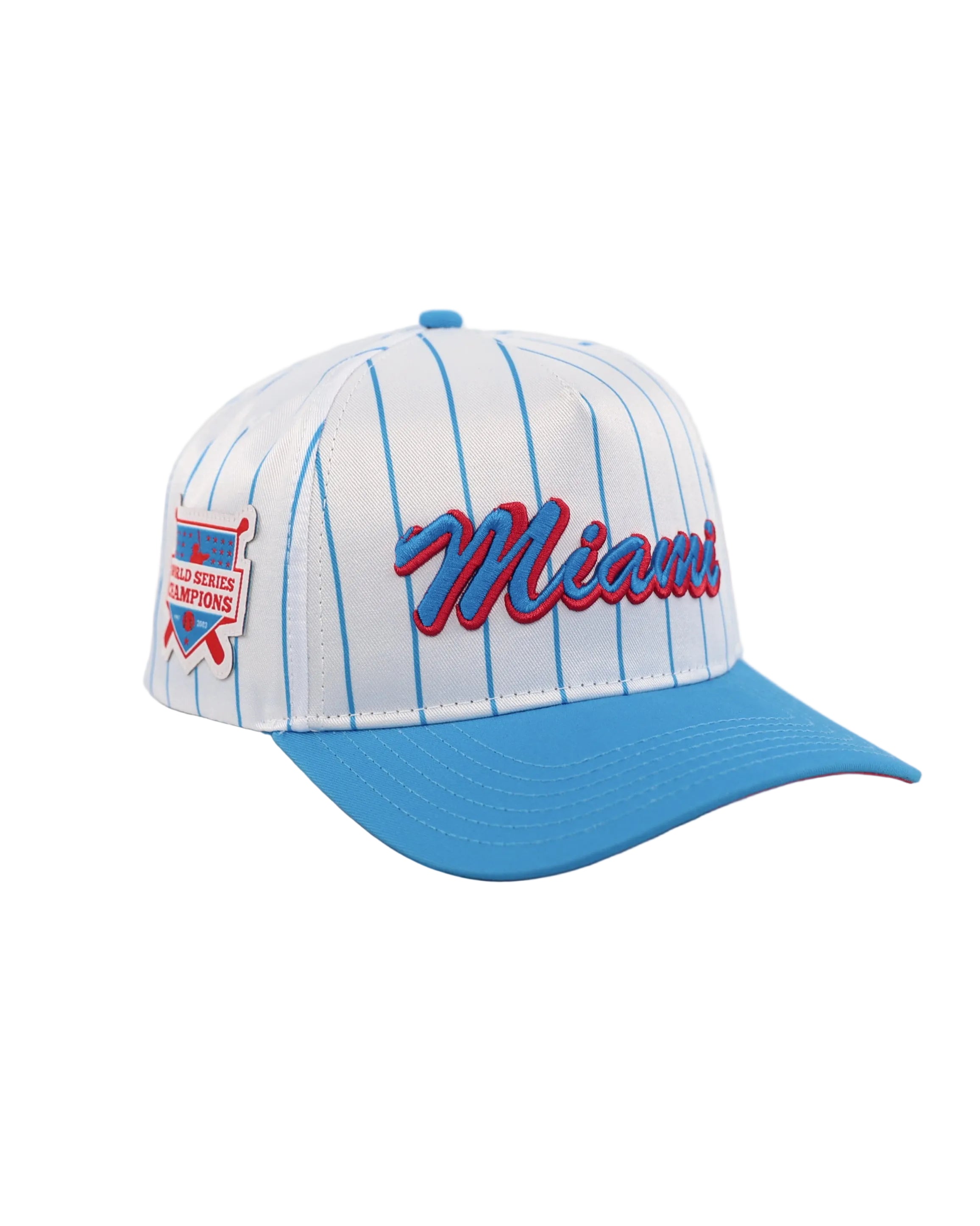 Miami City Script Pinstripe Hat