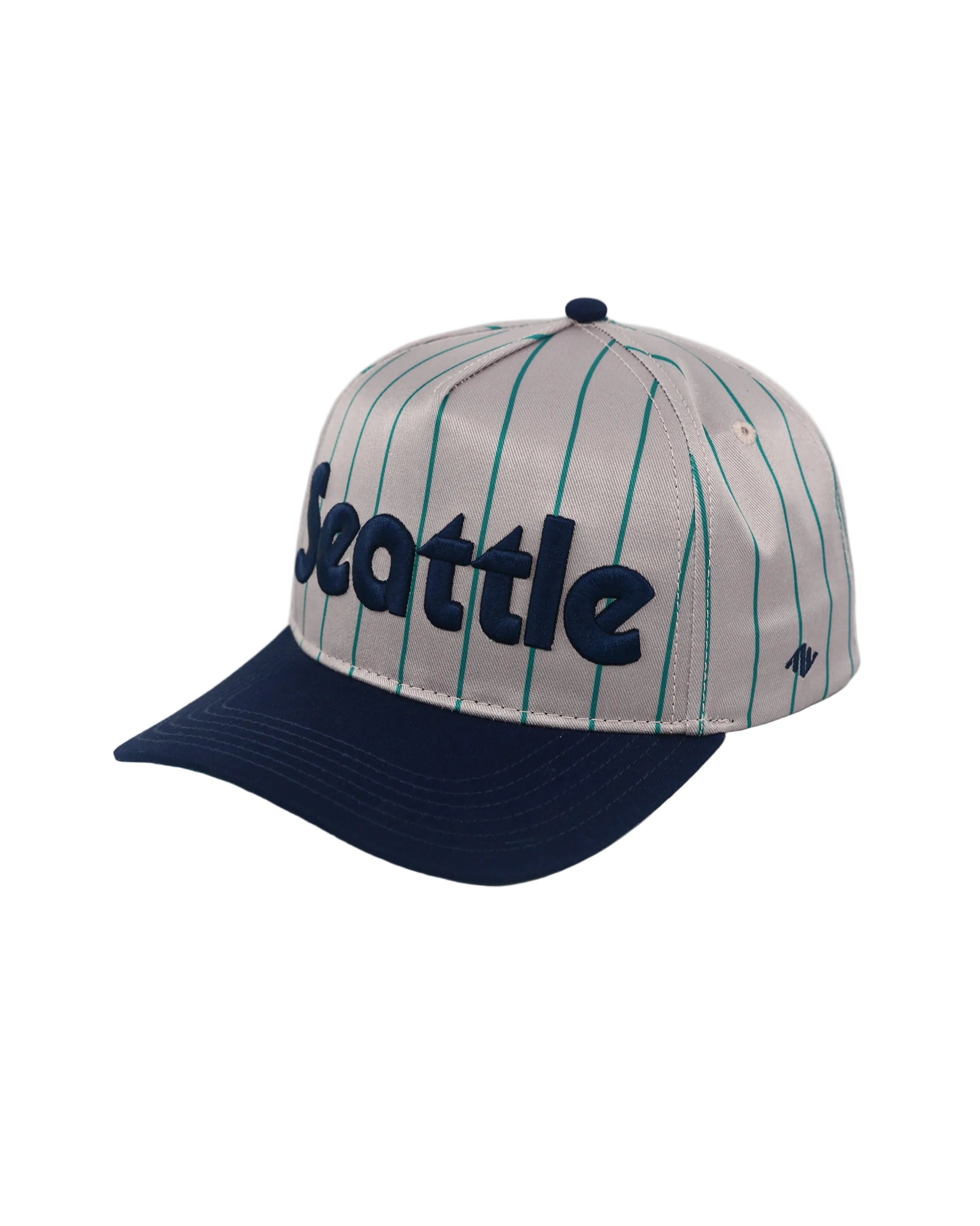 Seattle City Script Pinstripe Hat-3