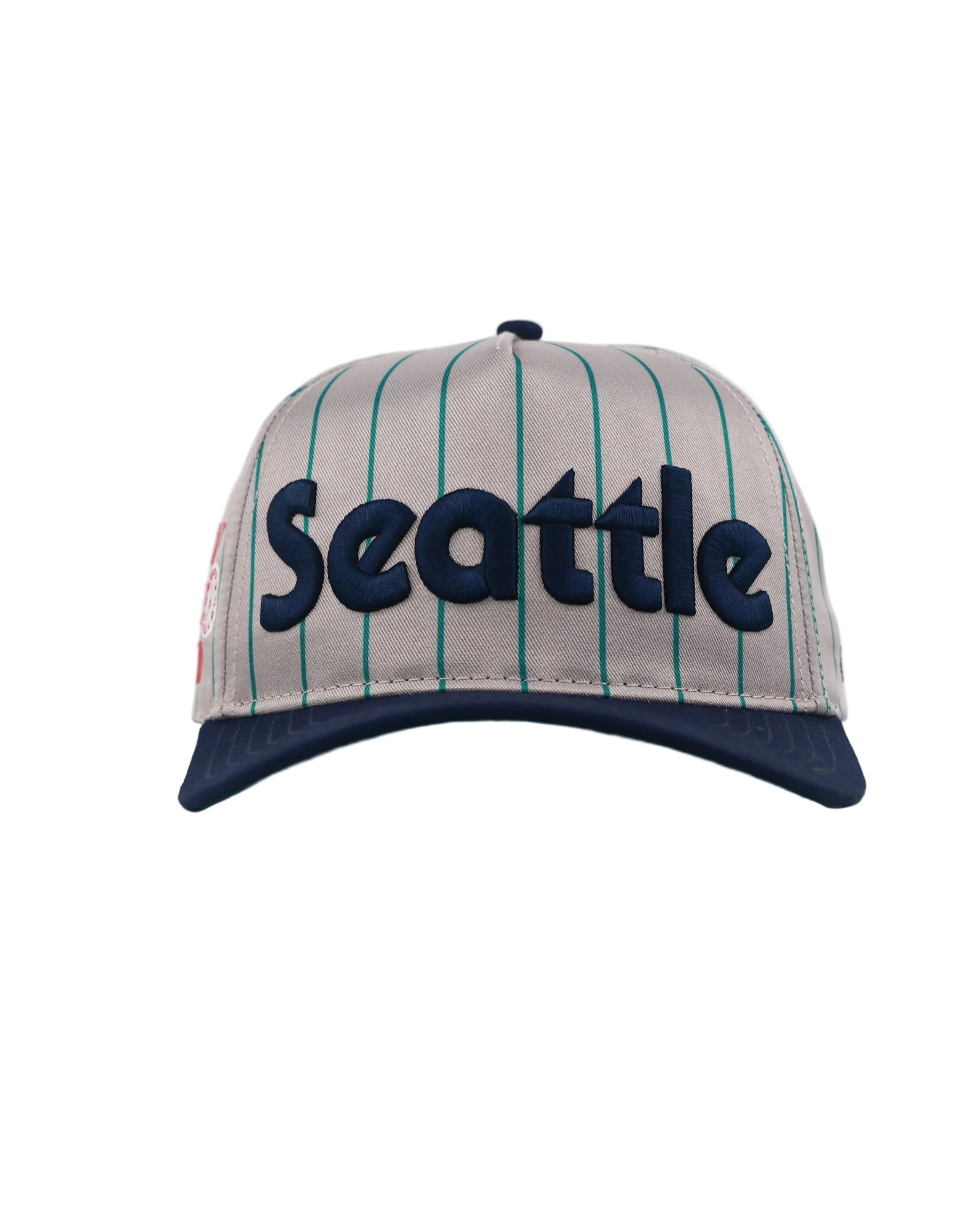 Seattle City Script Pinstripe Hat-4