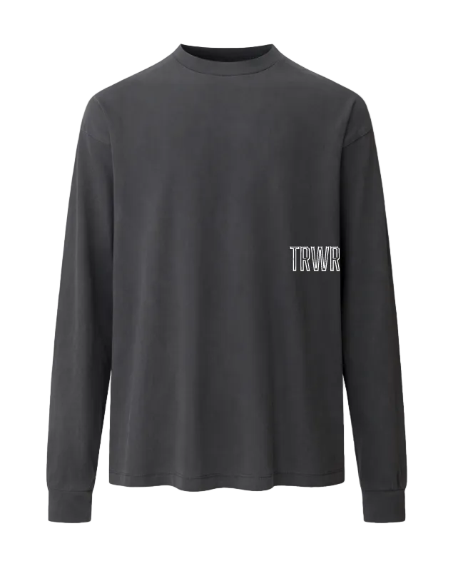 Iron Sharpens Iron Heavyweight Long Sleeve Front Charcoal