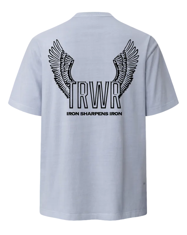 Iron Sharpens Iron Heavyweight Tee Back Powder Blue