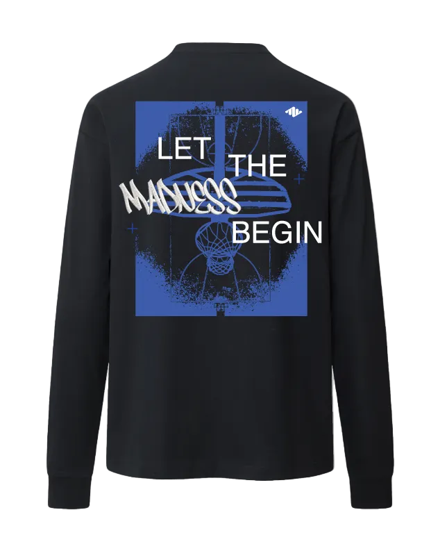 Madness Heavyweight Long Sleeve Black Back