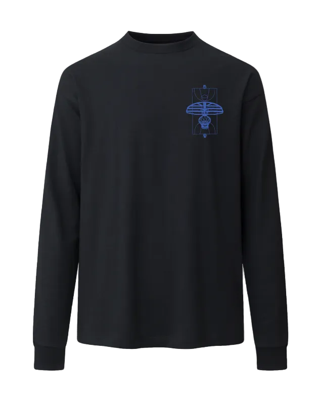 Madness Heavyweight Long Sleeve Black Front