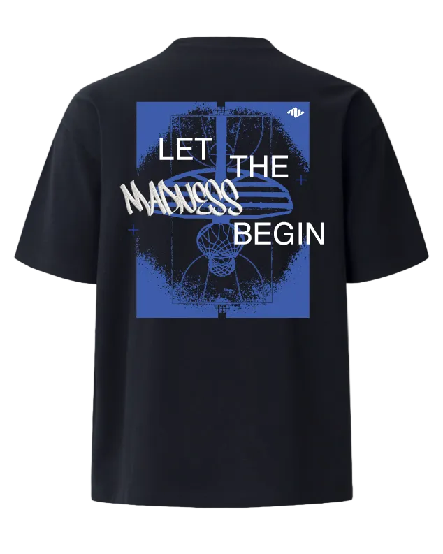 Madness Heavyweight Tee Black Back