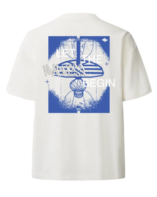 Madness Heavyweight Tee white back