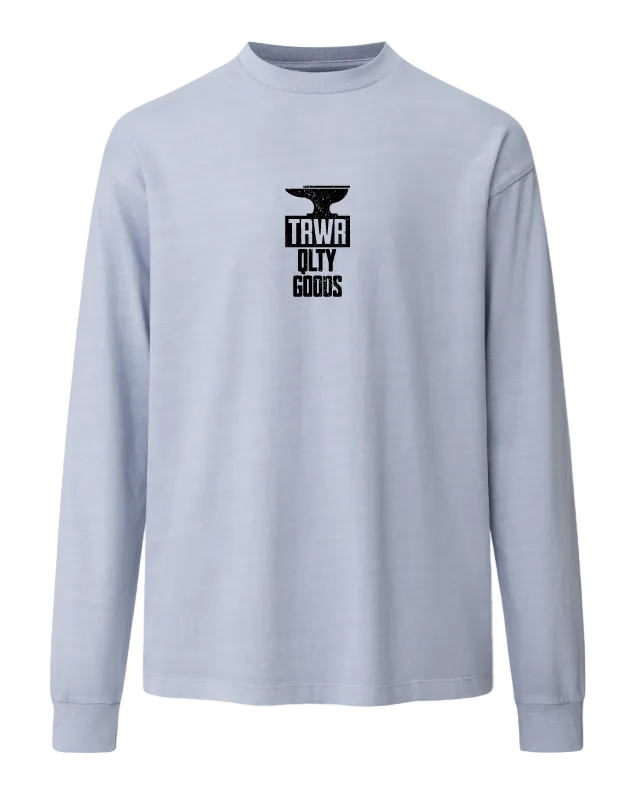 Quality Goods Heavyweight Long Sleeve Front Powder Blue