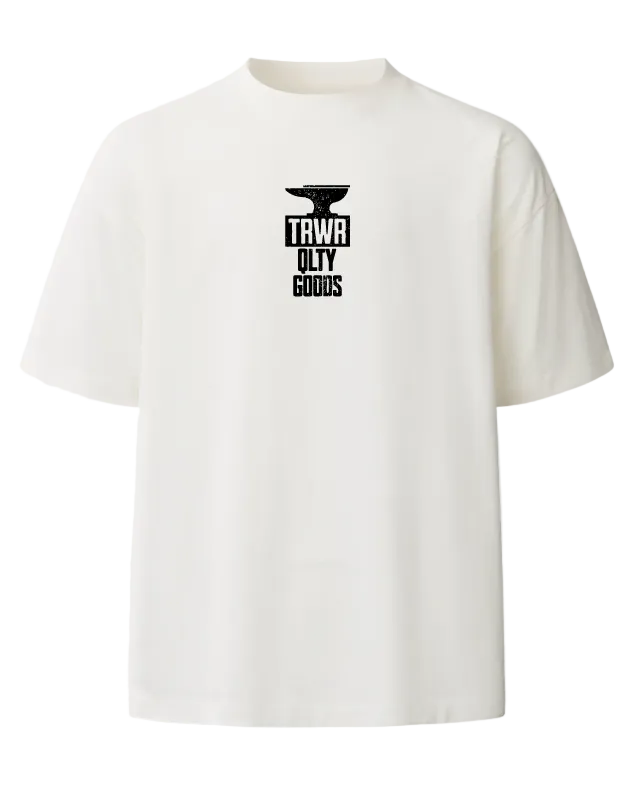 Quality Goods Heavyweight Tee Front White