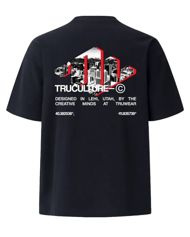 Truculture Heavyweight Tee Black Back