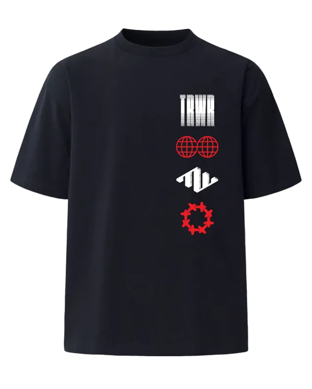 Truculture Heavyweight Tee Black Front
