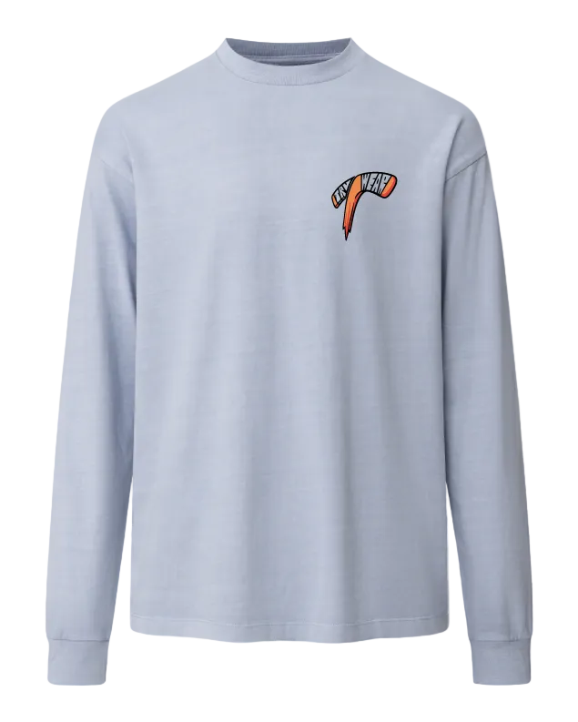 Truwear Hockey Heavyweight Long Sleeve Front Powder Blue