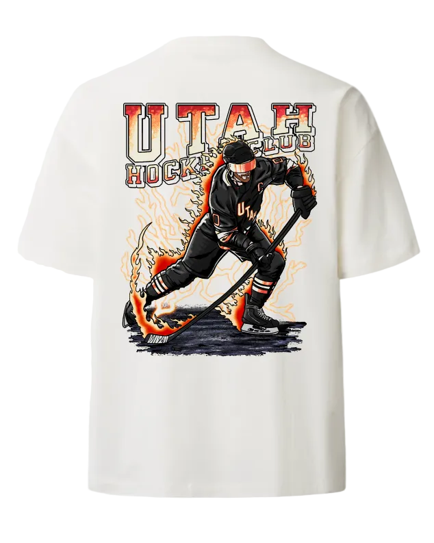 Truwear Hockey Heavyweight Tee Back Off White