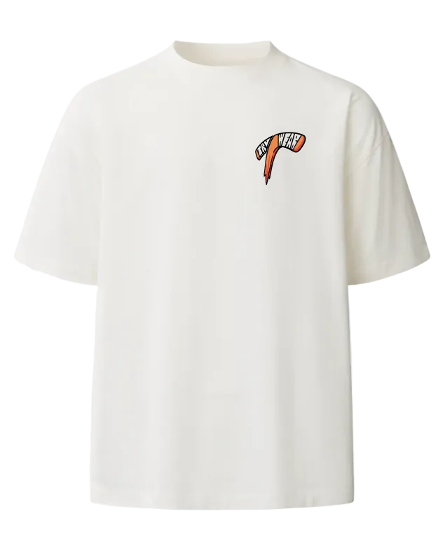 Truwear Hockey Heavyweight Tee Front Off White