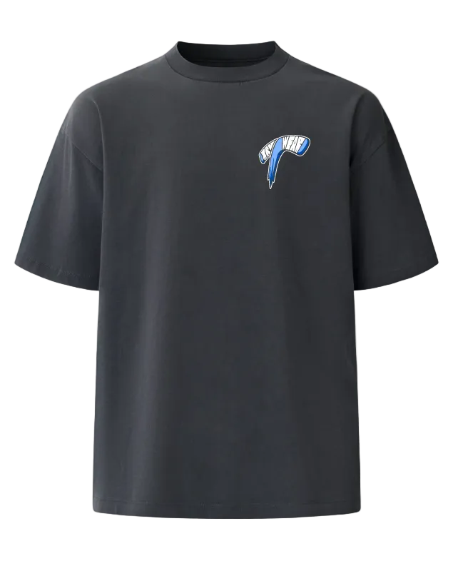 Truwear Hockey Heavyweight Tee Front Charcoal