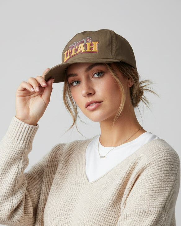 Walnut Welcome to Utah Hat-3