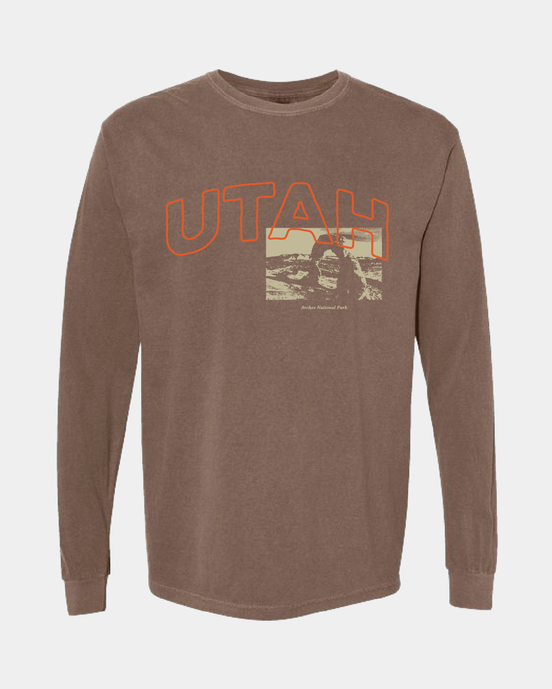 Espresso Long Sleeve Utah Shirt-1