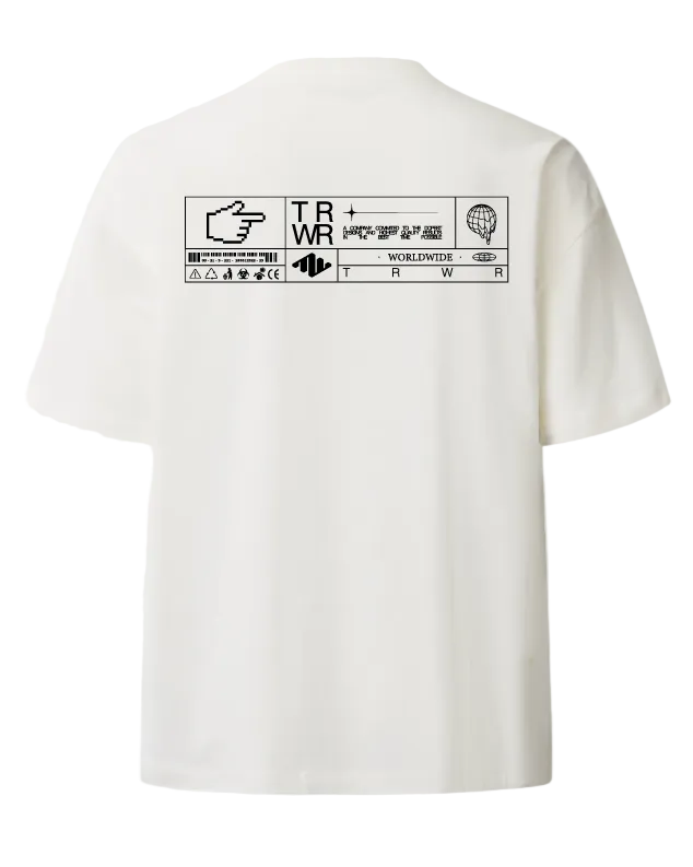 Worldwide Heavyweight Tee White Back